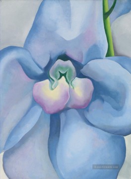  flower - THE BLUE FLOWER Georgia Okeeffe American modernism Precisionism